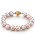 Armband aus rosa Süßwasserperlen, 9,5–10,5 mm – AAA-Qualität – Zweites Bild