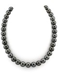 10–11 mm Tahiti-Südseeperlen-Halskette – AAAA-Qualität