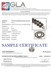 10-12mm Silver Tahitian South Sea Pearl Necklace - AAAA Quality - Secondary Image