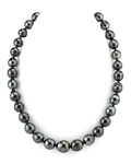 10–12 mm Tahiti-Südsee-Barockperlen-Halskette