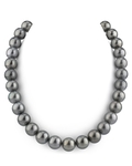 11–12 mm Tahiti-Südseeperlen-Halskette – AAA-Qualität