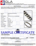 11–13 mm Tahiti-Südseeperlen-Halskette – AAA-Qualität – Zweites Bild