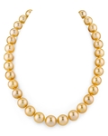 11–13 mm goldene Südseeperlenkette – GIA-zertifiziert