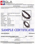 12–14 mm dunkle runde Tahiti-Südseeperlen-Halskette – AAA-Qualität – Zweites Bild