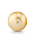 12 mm große lose Südseeperle in Gold