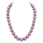 Halskette aus rosa Süßwasserperlen, 12–14 mm – AAA-Qualität