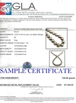 13–14,9 mm Tahiti-Südseeperlen-Halskette – AAAA-Qualität – Drittes Bild