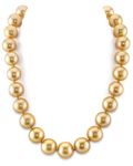 15–16 mm goldene Südseeperlenkette – AAA-Qualität