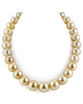 14–16 mm goldene Südseeperlenkette – AAAA-Qualität