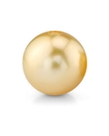 16 mm große lose Südseeperle in Gold