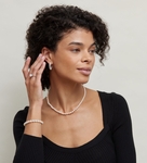 6,5–7,0 mm Hanadama Akoya-Armband aus weißen Perlen – Zweites Bild
