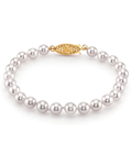 Armband aus 6,0–6,5 mm großen weißen Akoya-Perlen – Drittes Bild