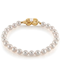 6,0–6,5 mm Hanadama Akoya-Armband aus weißen Perlen – Zweites Bild