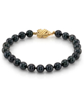 Armband aus 6,0–6,5 mm großen schwarzen Akoya-Perlen – Drittes Bild