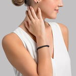 Armband mit 6,0–6,5 mm großen Akoya-Schwarzperlen – Zweites Bild