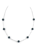 Halskette mit japanischer Akoya-Schwarzperle