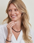 Armband aus 7,5–8,0 mm großen Akoya-Schwarzperlen – Drittes Bild