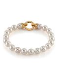 7,5–8,0 mm Hanadama Akoya-Armband aus weißen Perlen – Zweites Bild