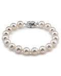 8,0–8,5 mm Hanadama Akoya-Armband aus weißen Perlen