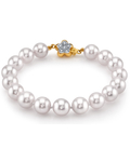 Armband aus 8,5–9,0 mm großen weißen Akoya-Perlen – Drittes Bild