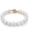 Armband aus weißen Südseeperlen, 9–10 mm – Zweites Bild