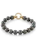 Armband aus 8–9 mm großen Tahiti-Südseeperlen – AAAA-Qualität – Zweites Bild