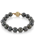 Armband aus 9–10 mm großen Tahiti-Südseeperlen – AAAA-Qualität – Zweites Bild