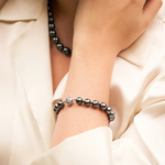 Armband aus 10–11 mm großen Tahiti-Südseeperlen – AAA-Qualität – Zweites Bild