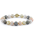 9–10 mm Südsee- und Süßwasser-Armband in verschiedenen Farben – AAA-Qualität – Modellbild