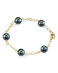 9–10 mm Tahiti-Südseeperlen-Tincup-Armband – Zweites Bild