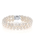 Hanadama Akoya Doppelperlenarmband