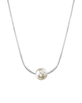 Pearl Moments – Verstellbare Silberkette mit 7,0–7,5 mm großen Akoya-Perlen