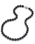 8.5-9.0mm Japanese Akoya Black Pearl Necklace - AAA Quality