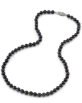 5.5-6.0mm Japanese Akoya Black Pearl Necklace - AAA Quality