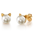 Ohrringe „Cat Cathy“ mit japanischen Akoya-Perlen