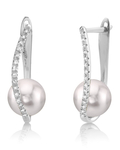 Akoya-Perlen- und Diamant-Ohrringe „Eliza“