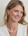 Akoya-Perlen- und Diamant-Ohrringe „Lois“ – Zweites Bild