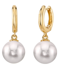 Huggie-Ohrringe „Mary“ mit Süßwasserperlen
