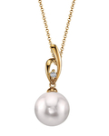 Akoya-Perlen- und Diamant-Anhänger „Lois“