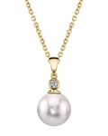 Akoya-Perlen- und Diamant-Anhänger „Michelle“