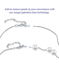 Pearl Moments – Verstellbare Silberkette mit 7,0–7,5 mm großen Akoya-Perlen – Zweites Bild