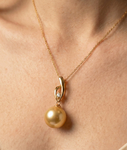 Anhänger „Golden Pearl & Diamond Lois“ – Zweites Bild