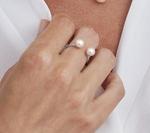 Akoya-Perlen-Harper-Ring – Modellbild