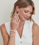 Armband aus 6,5–7,0 mm großen weißen Akoya-Perlen – Drittes Bild