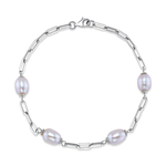 Armband „Tincup Marlee“ mit weißen Süßwasserperlen