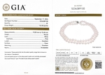 9,5–10 mm japanische Akoya-Weißperlenkette – GIA-zertifiziert – Drittes Bild