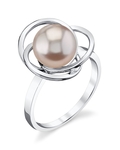 Lexi-Ring mit rosa Süßwasserperle