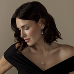 Set aus Anhänger und Ohrringen mit rosa Süßwasserperle „Denise“ – Zweites Bild