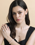 Rosa Raya-Ring aus kultiviertem Perlmutt – Zweites Bild