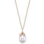 10-11mm Freshwater Pearl Olive Drop Pendant